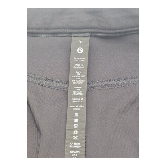 Lululemon Pants Mens 31 Black ABC Slim Fit 5 Pocket Warpstreme Athletic LM5AD9S - Picture 8 of 9